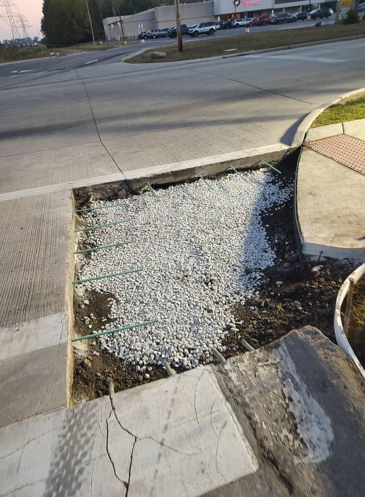 Concrete Repair for Henceroth Construction in Amherst, OH