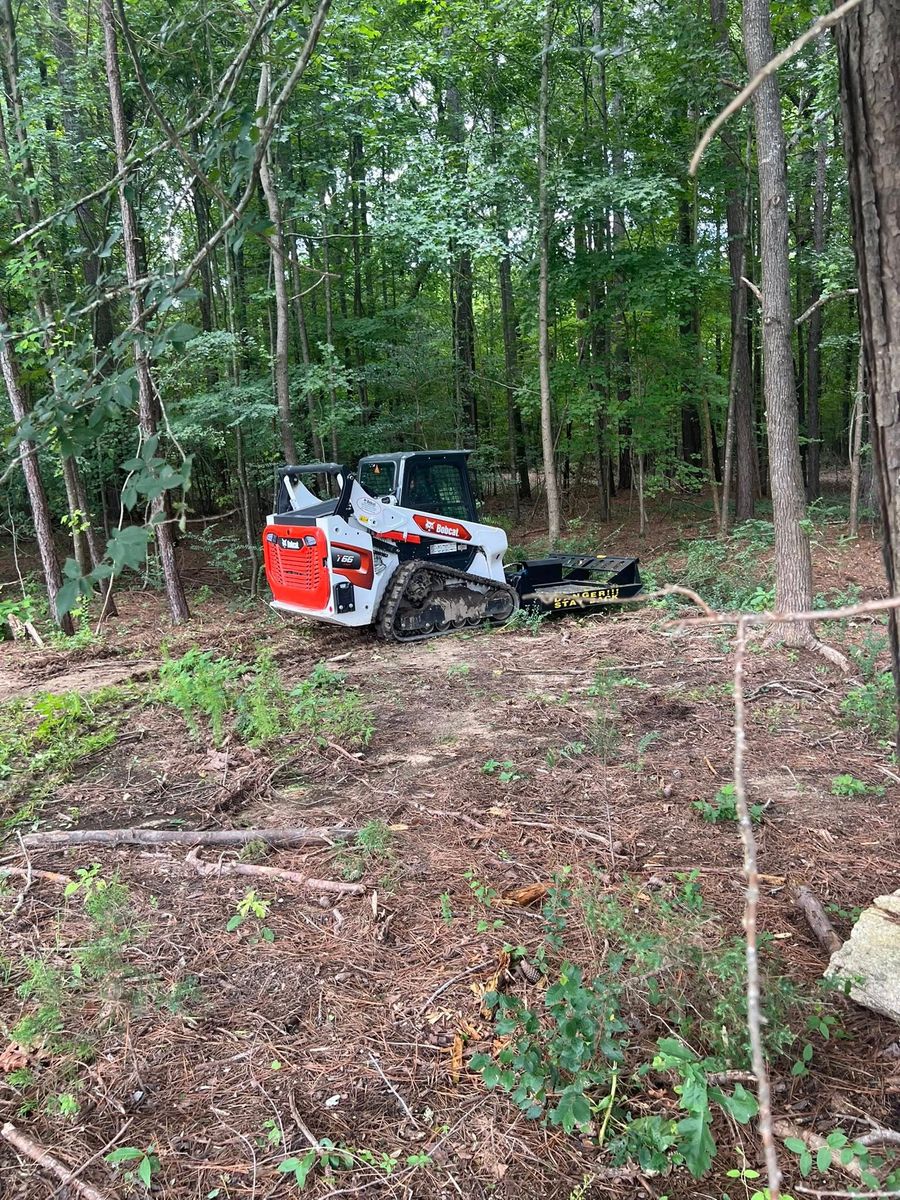 Land Clearing & Demolition for Advantage Rental And Services in Youngsville, NC