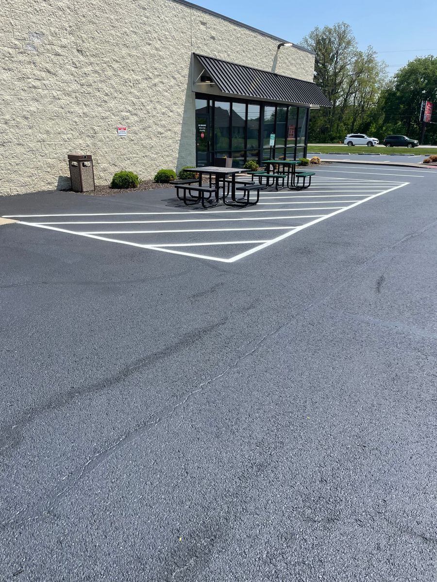 Pavement Striping for Always Sealcoating & Paving in Indianapolis, IN