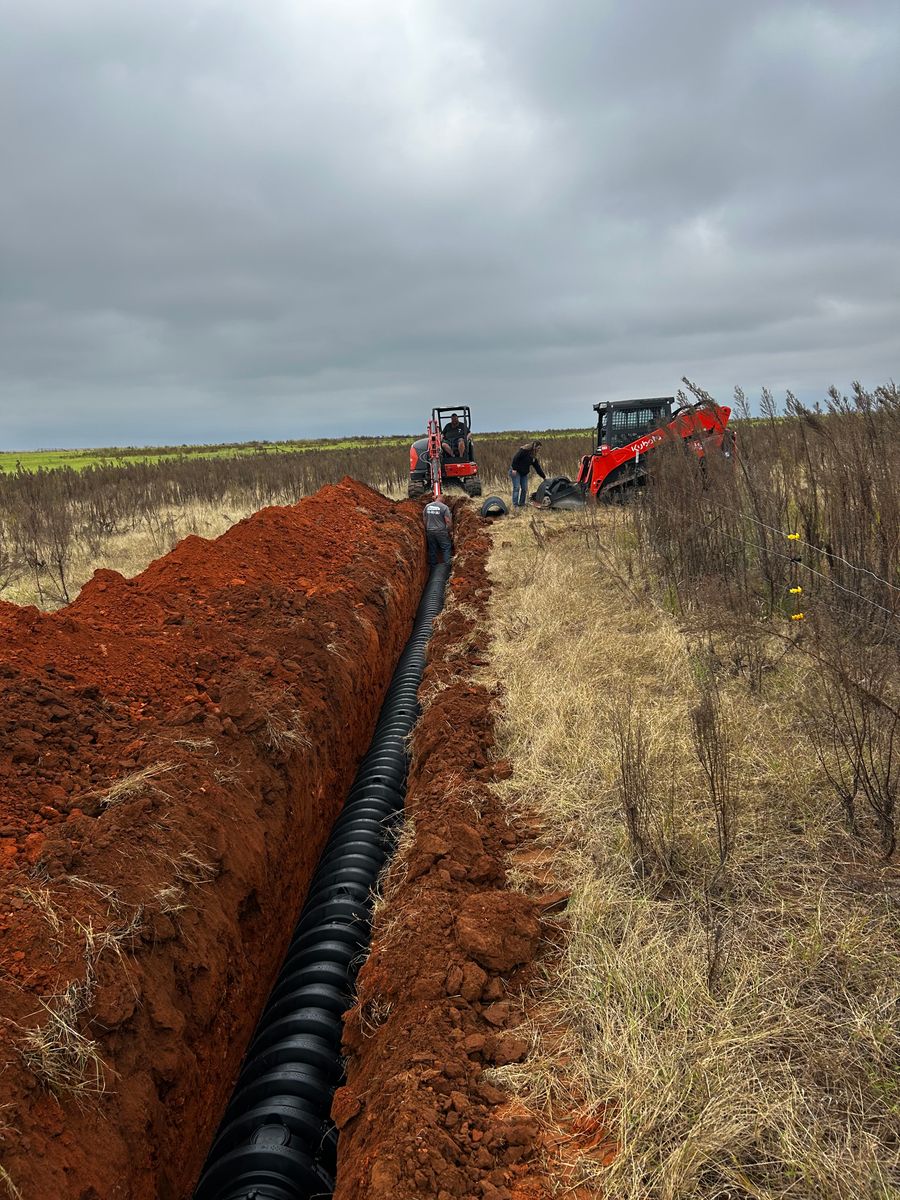 Oklahoma Dirt Work and Land Clearing for A-N-H Construction LLC in Oklahoma City, OK