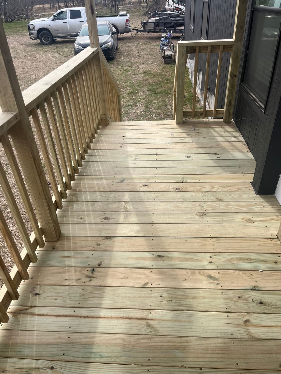 Decks & Handicap Ramps for BAKER Carpentry in Joshua, TX