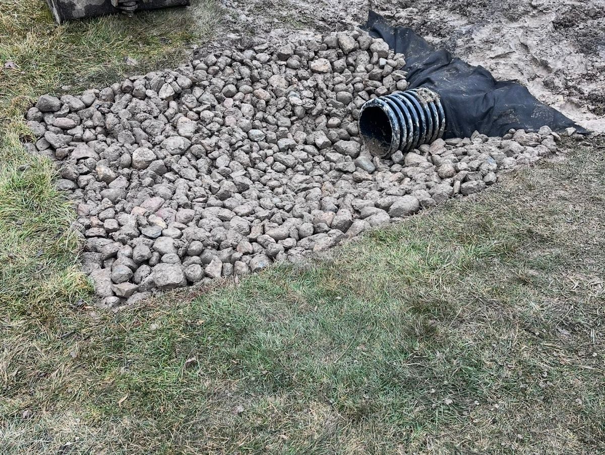 Drainage for RNG Construction in Lafayette, IN