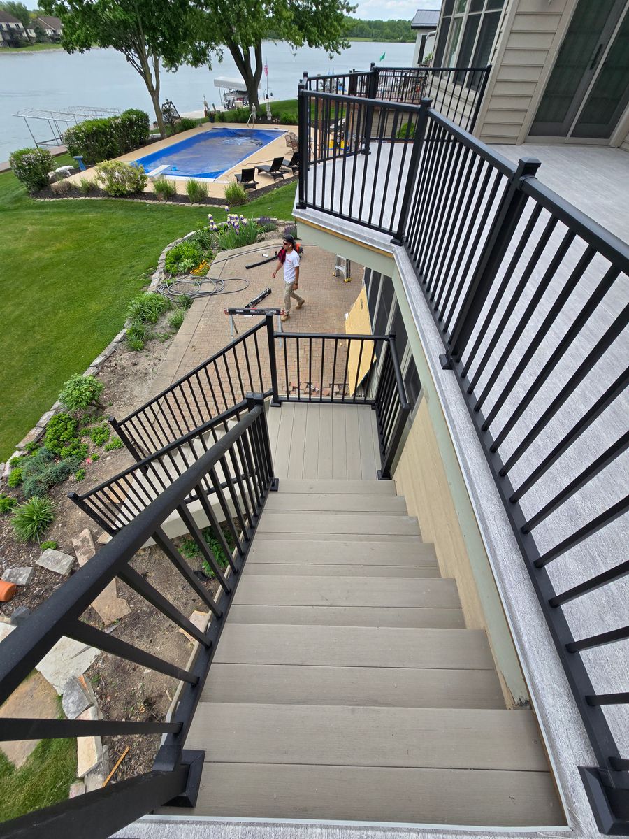 Deck & Patio Installation for Santiago Construction LLC in Valparaiso, IN