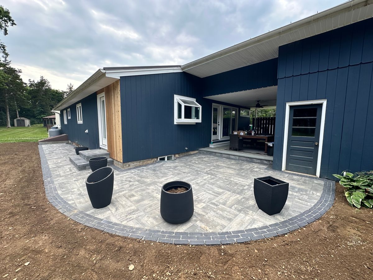 Patio building for NK Landscaping LLC in Dutchess County, NY