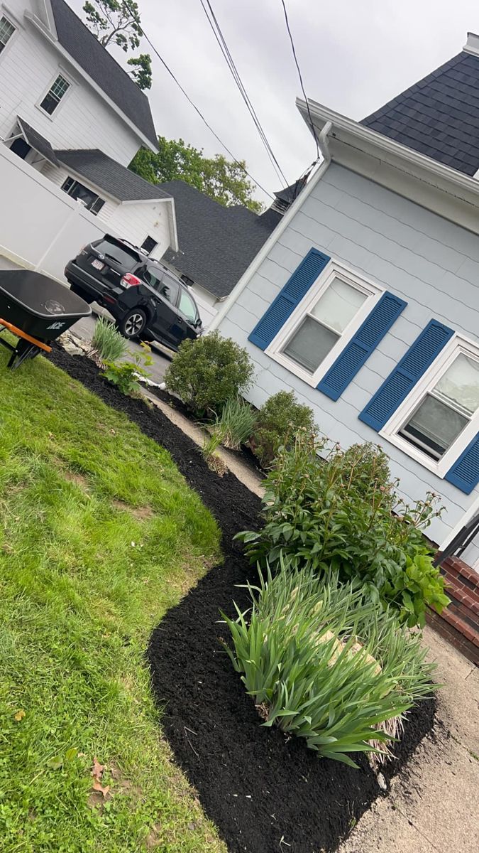 Landscape Installation for G&M Property Service in Attleboro, MA