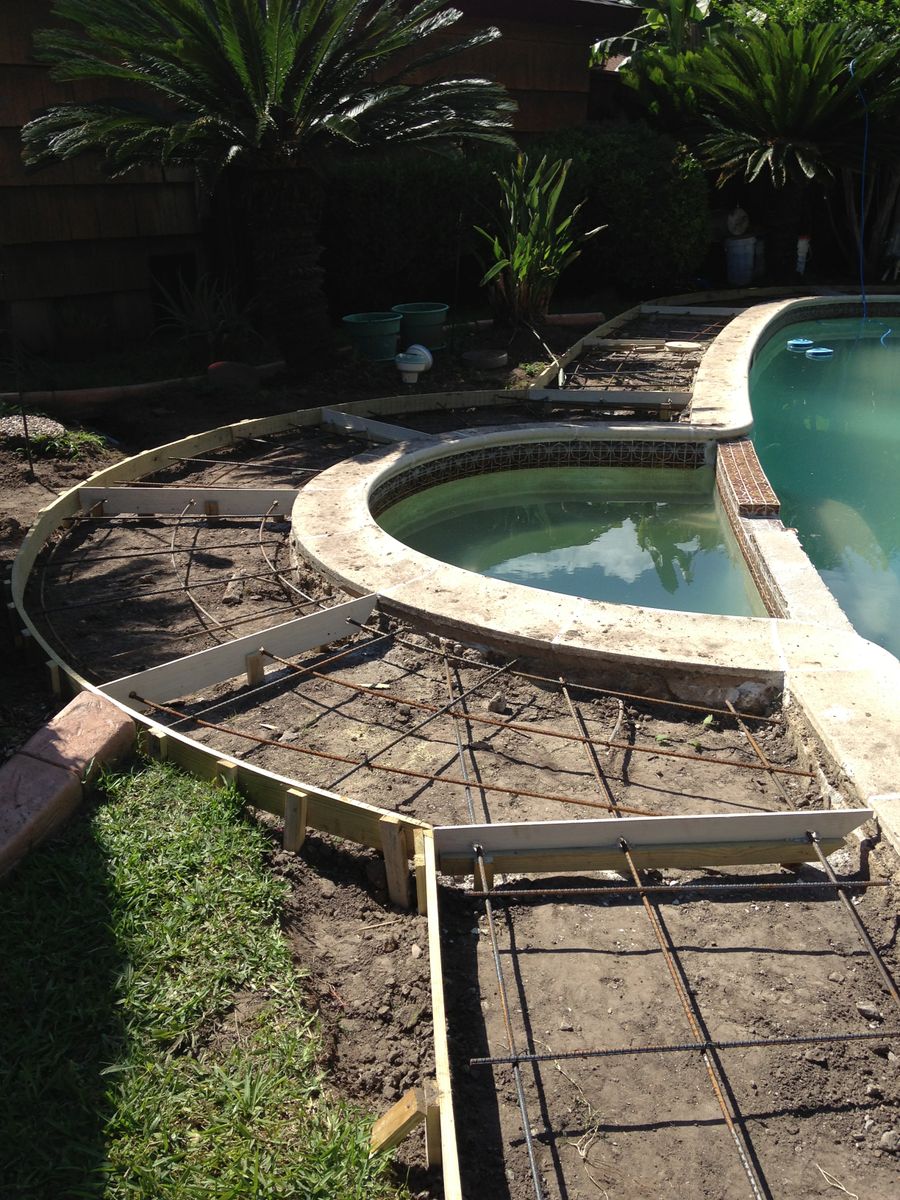 Pool Remodels for Texas Curb N Borders in Houston, TX