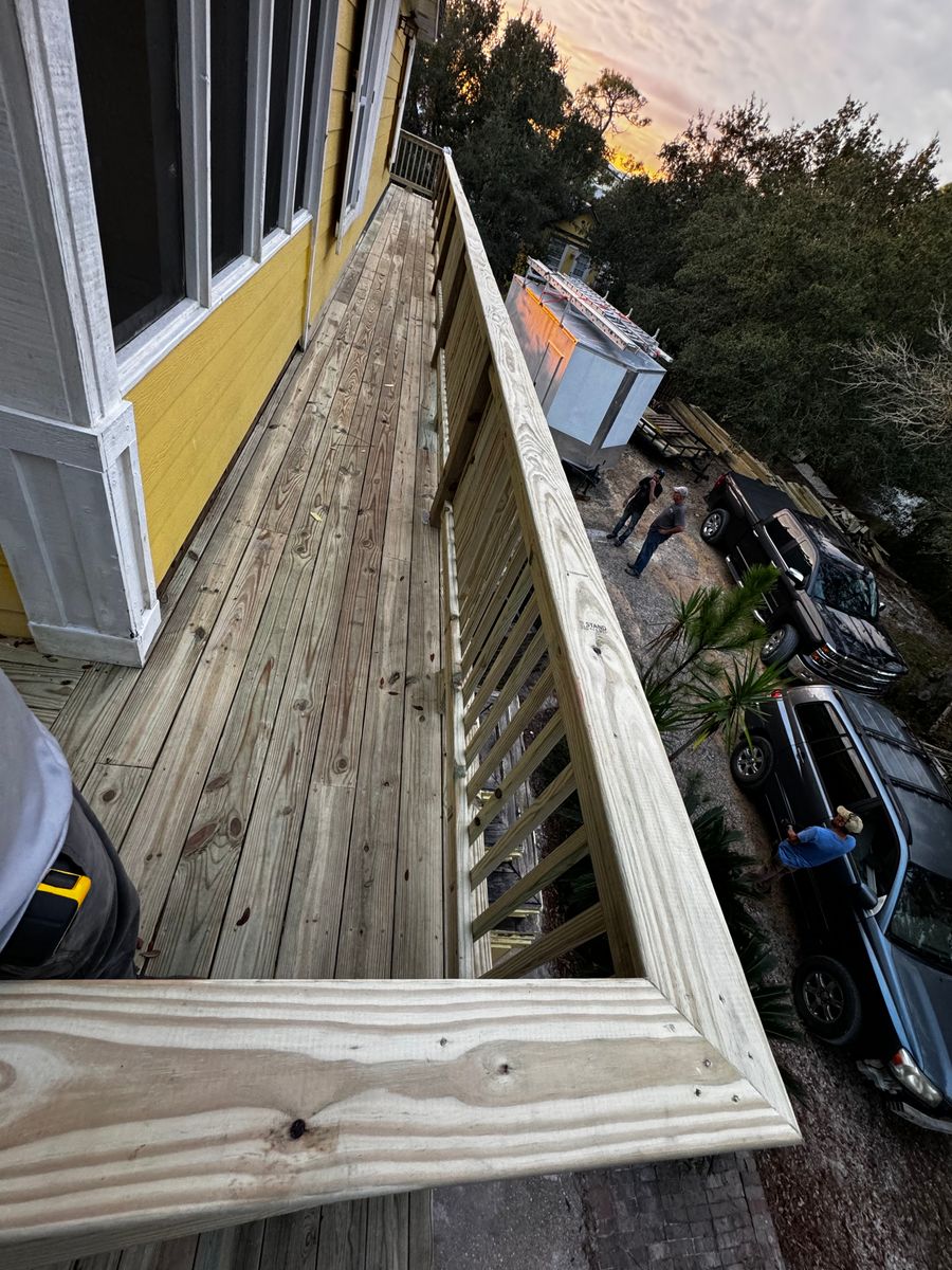 Deck Construction for MDP Elite Services LLC: Custom Home Builder & Renovation Contractor in Baldwin County, AL in Baldwin County, AL