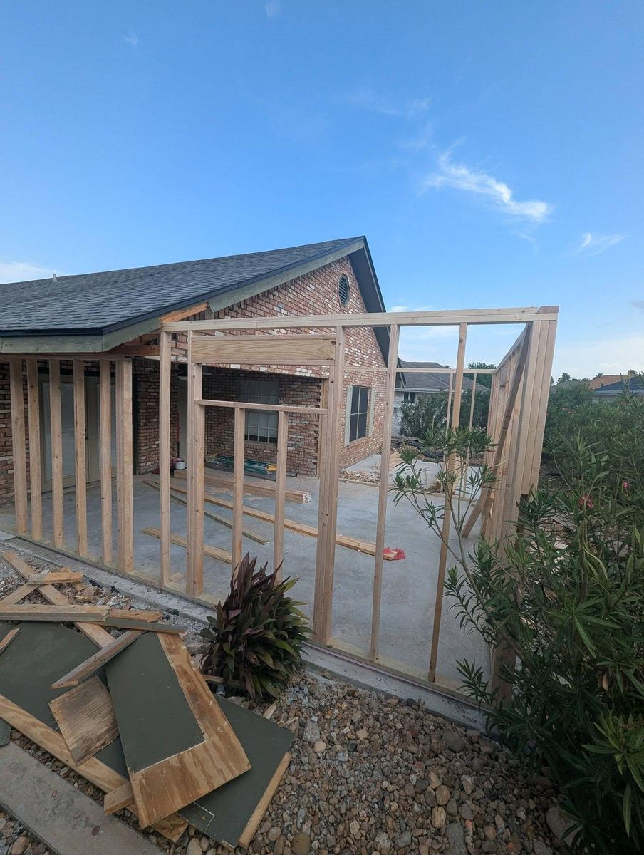 Carpentry for TopNotch Painting Solutions LLC in McAllen, TX