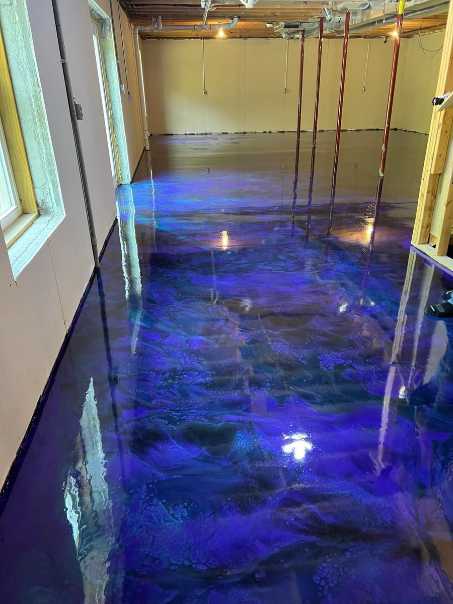 Epoxy Floor Coatings for Texas Curb N Borders in Houston, TX