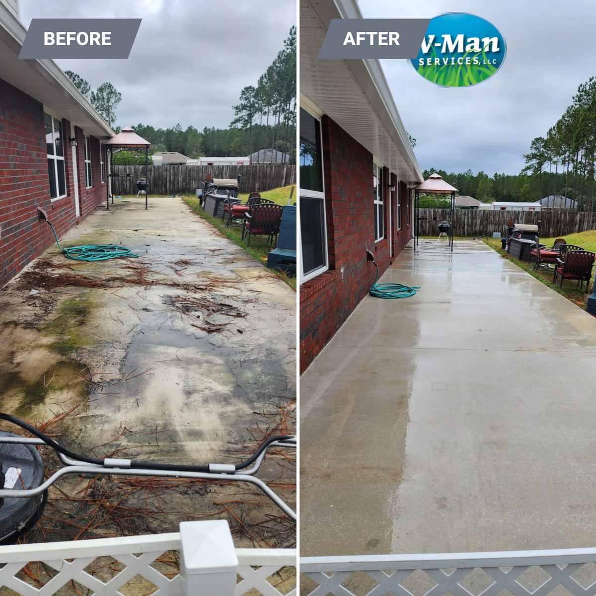 Pressure Washing for V Man Services LLC in Asbury Lake, FL