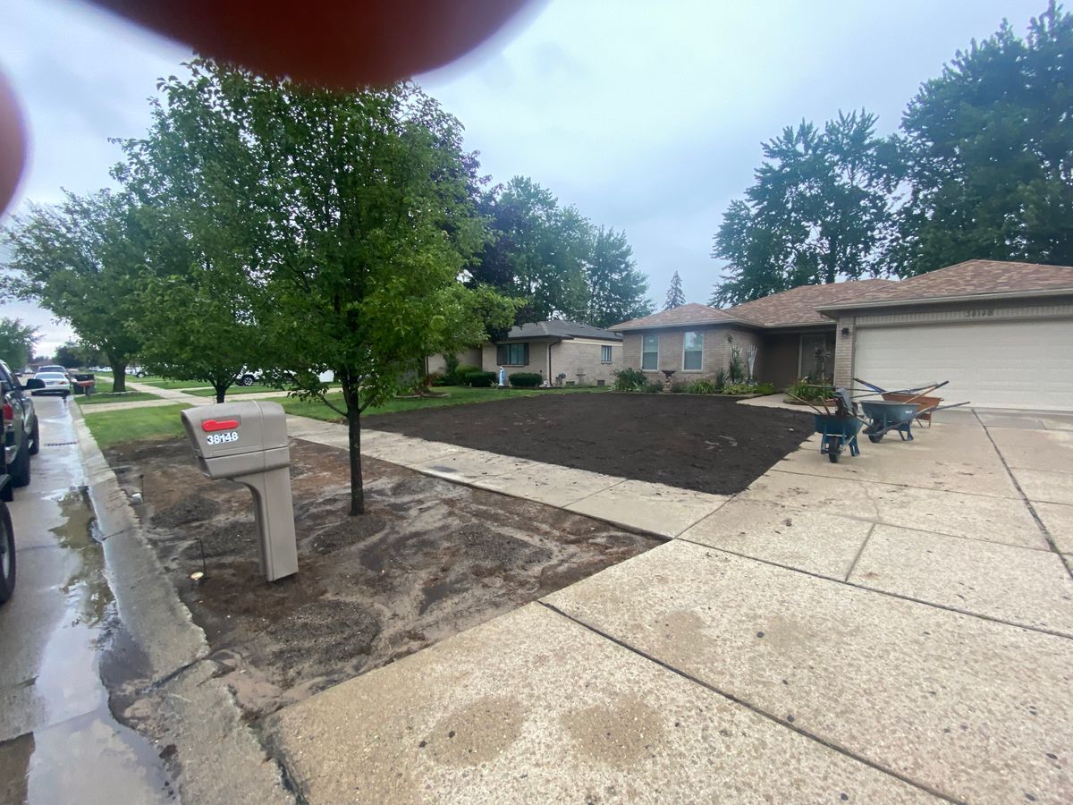 Seeding for Alltimate Outdoor Services in Warren, MI