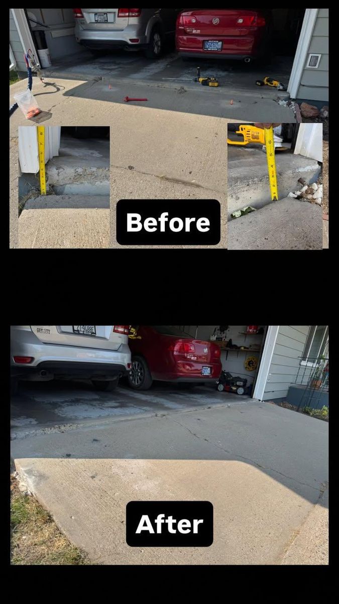 Crack Sealing for KAT Concrete Lifting in Sidney, MT