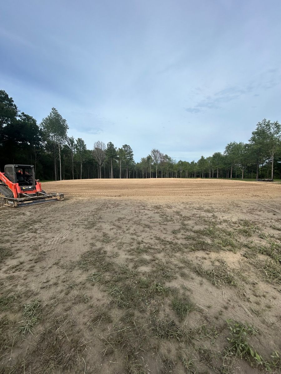 House pads & Driveway Installations for Lambert Equipment Services in Hessmer, LA