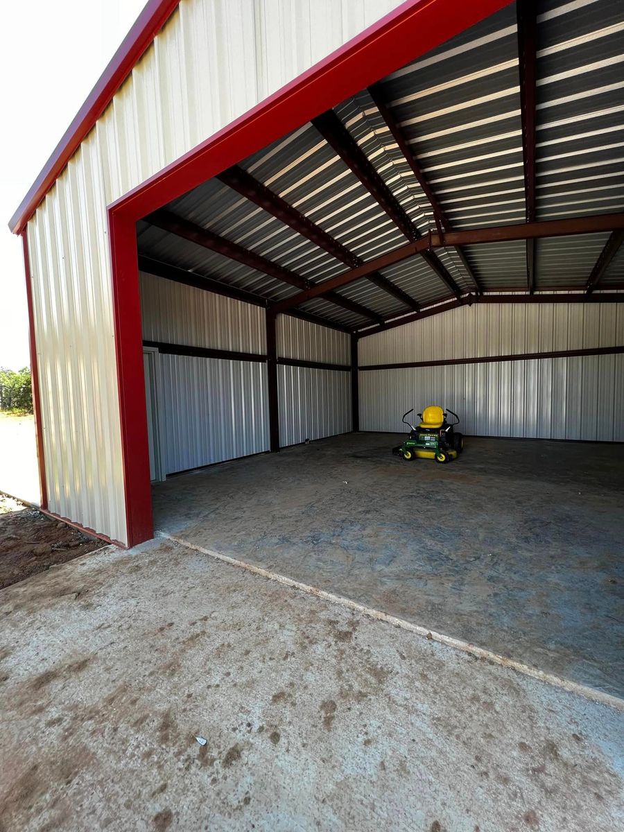 Metal Building Construction for JG Welding & Construction Services in Weatherford, TX