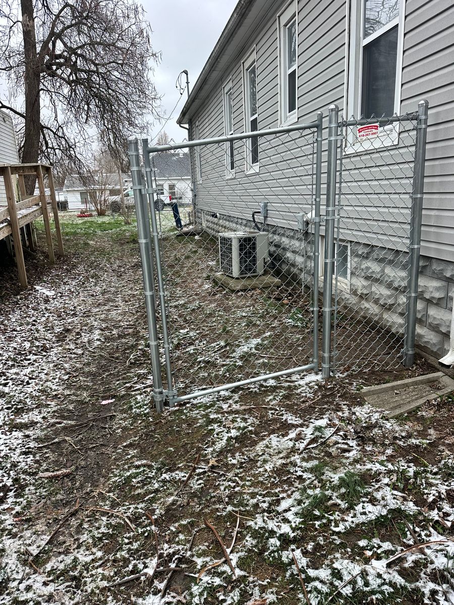 Chain Link Fence for Martinez and Sons Fence in Centralia, IL