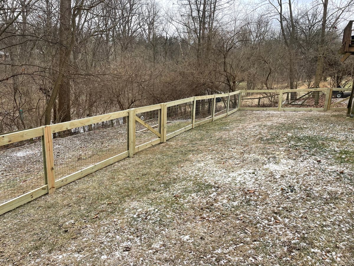 Fence Installation for TMF Services in Lapeer County, MI