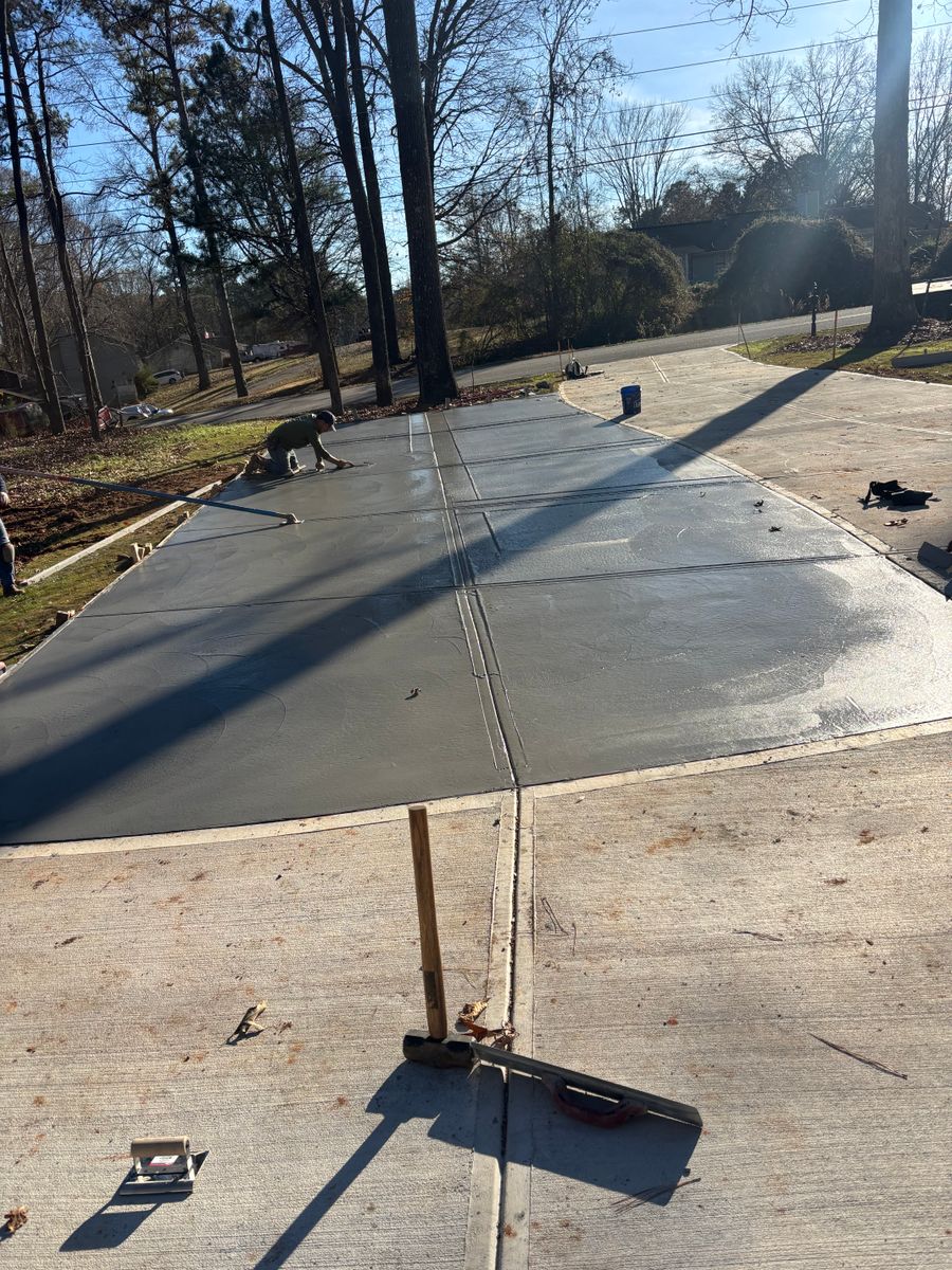 Concrete Slab Construction for A&A CONCRETE LLC in Lake City, GA