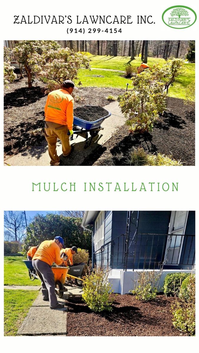 Mulch Installation for Zaldivar’s Lawn Care INC  in Peekskill, NY