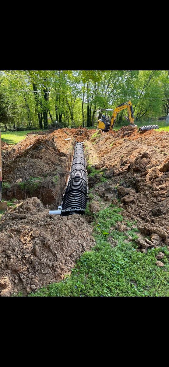 Drainage System Install & Repair for Walker Septic & Drain LLC in Chickamauga, GA