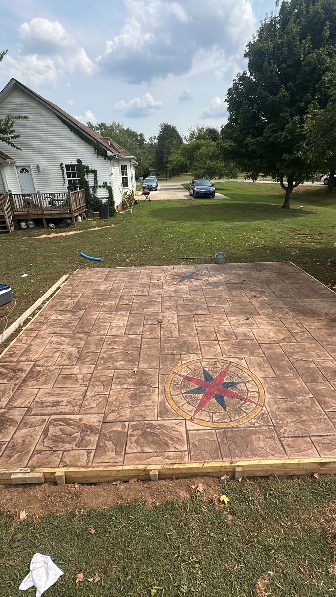 Patio Design & Installation for Prestige Concrete in Nashville, TN