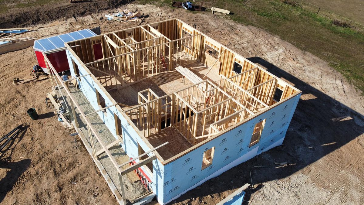 Framing for Priority Builders, Inc. in Belleville, WI