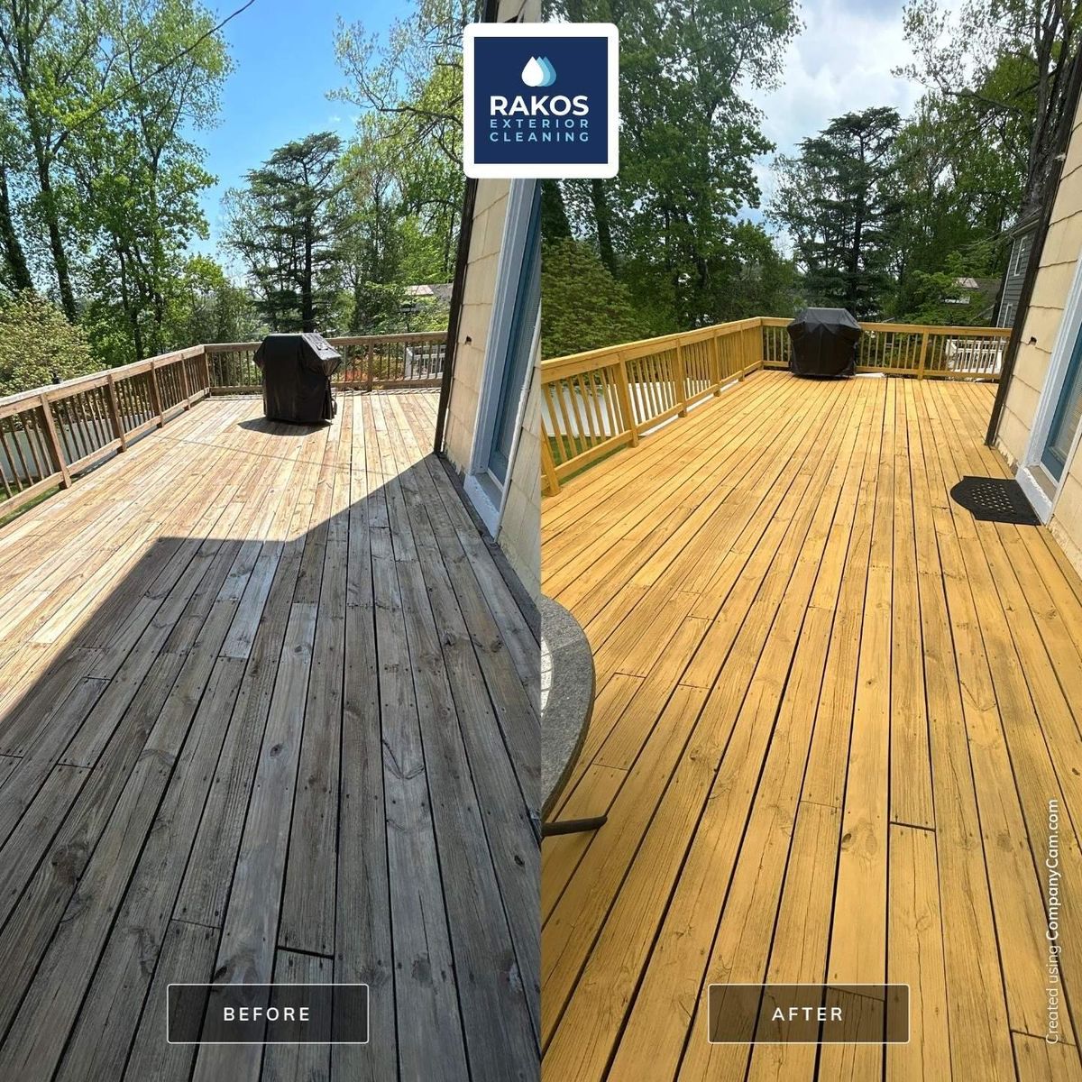 Deck Cleaning & Staining for Rakos Exterior Cleaning in Lynchburg, VA