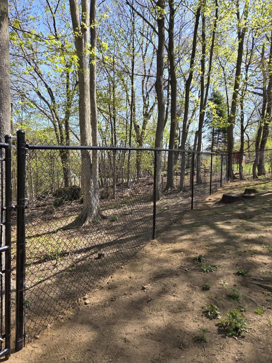 Chain-Link Fencing Installation for Azorean Fence in Peabody, MA