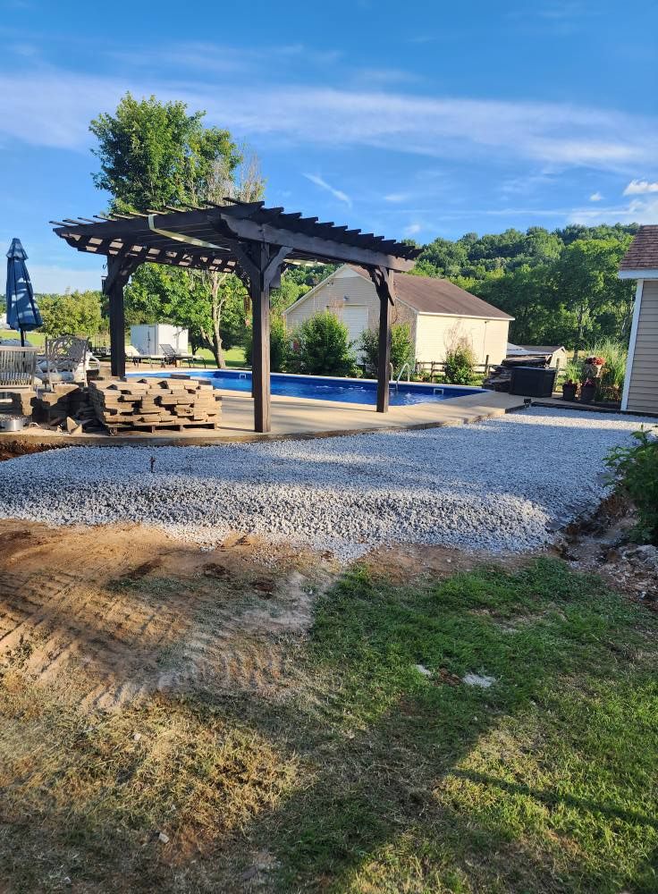 Patio Design & Construction for Dustins Lawncare and Landscaping in Lawrenceburg, TN