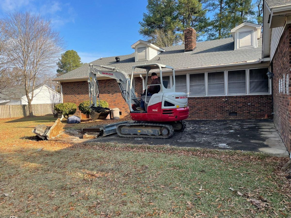 Skid Steer Work for Maness Trucking & Excavation in Lexington, TN