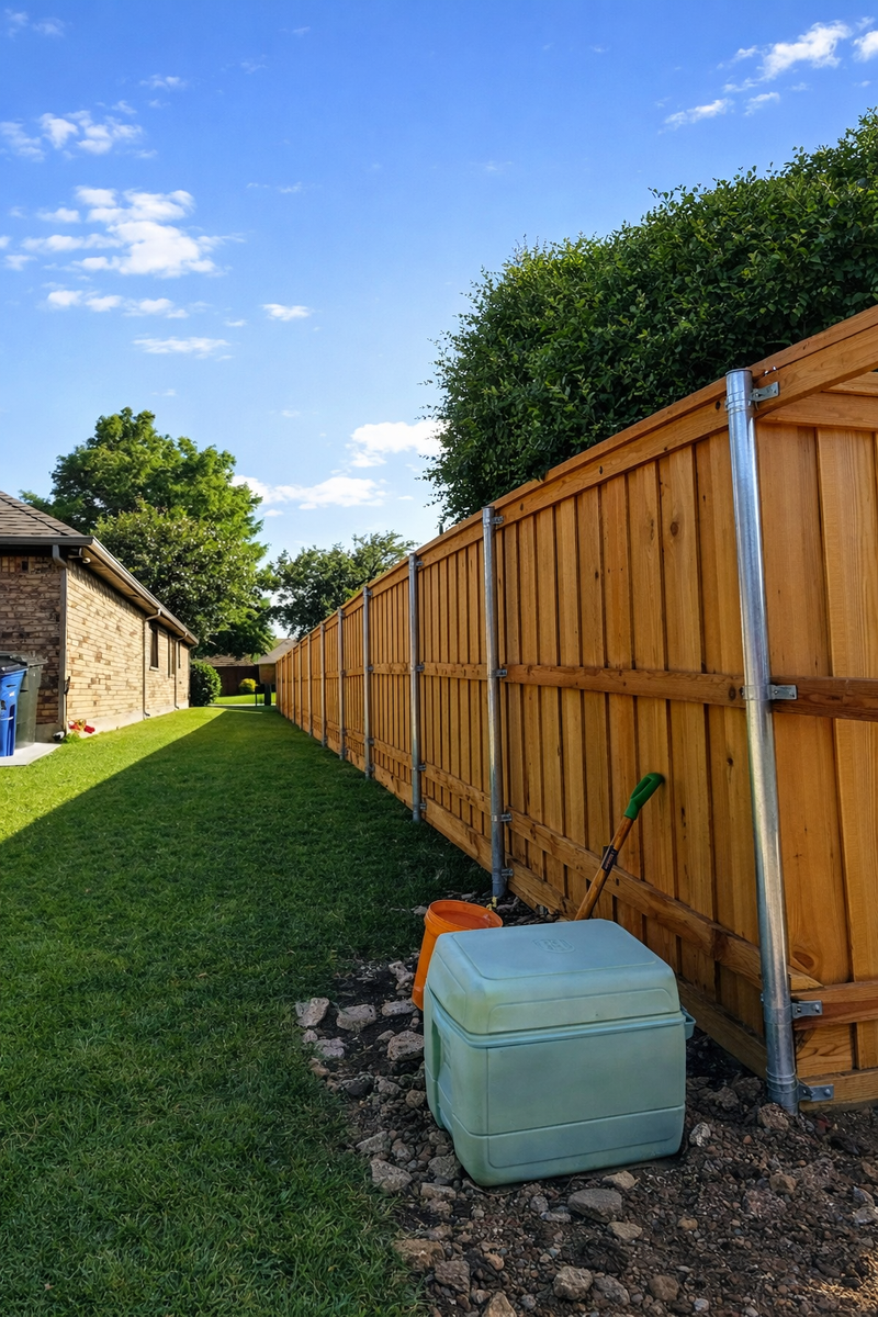 Fence Installation for Tile-N-All in Denton, TX