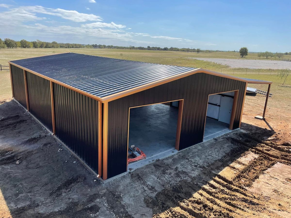 Metal Building Construction for Leatherneck Welding, LLC in Gainesville, TX