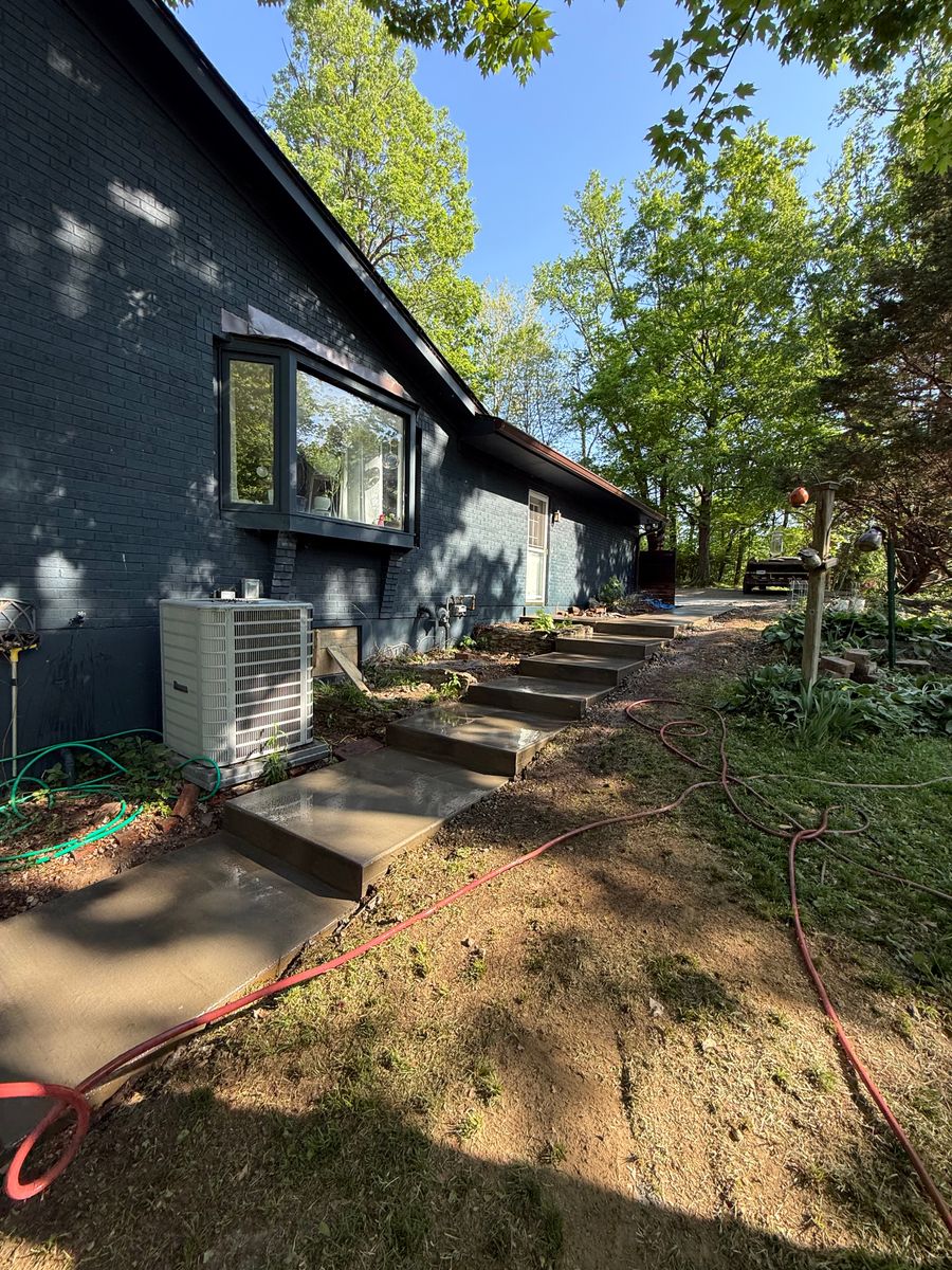 Stair Design & Installation for Buckel Concrete in New Albany, IN