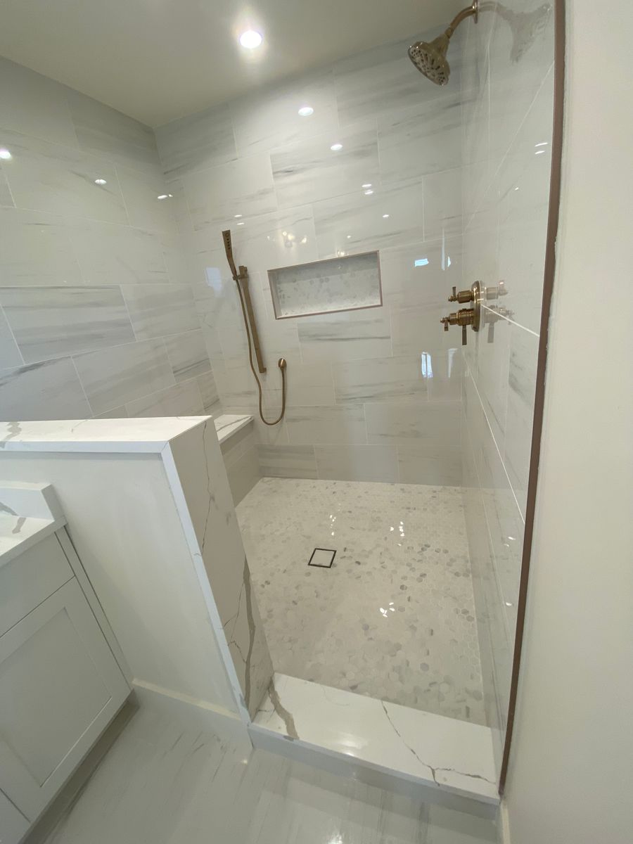 Custom Tile Installation for Northern Tile in Richmond, MI