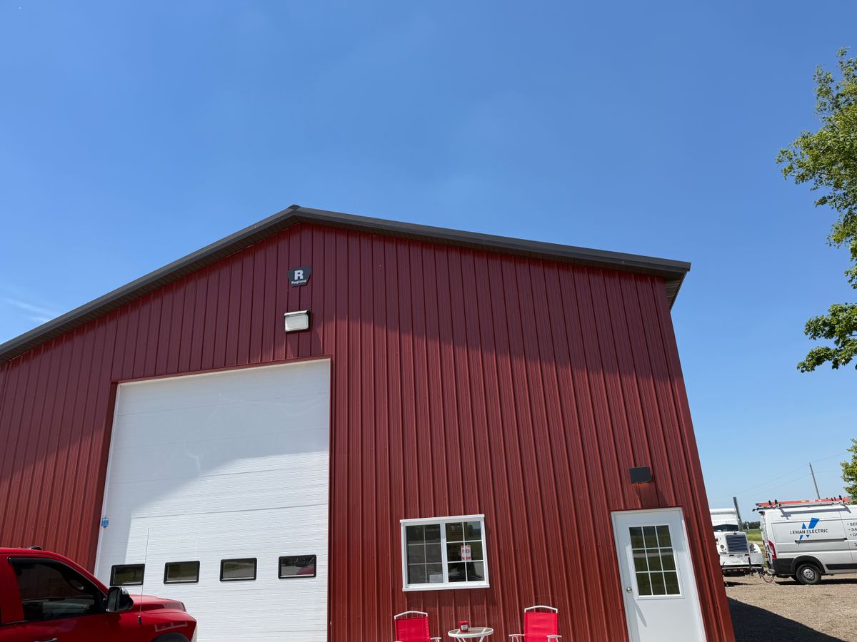 Post Frame Buildings for Leman Electric in Peoria, IL