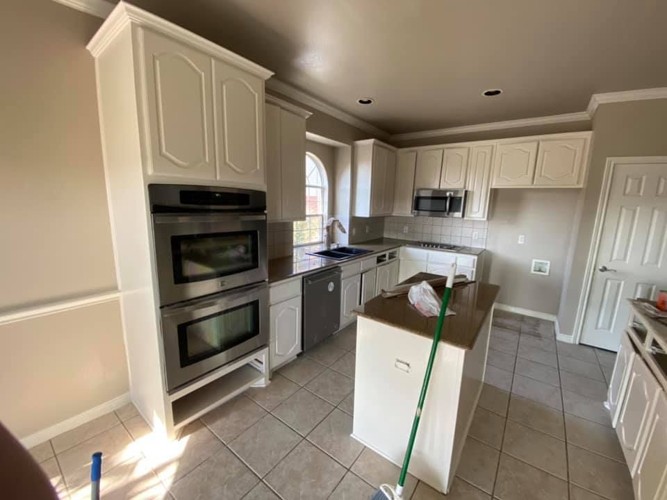 Kitchen and Cabinet Refinishing for American Harbor Painting in Fort Worth, Texas