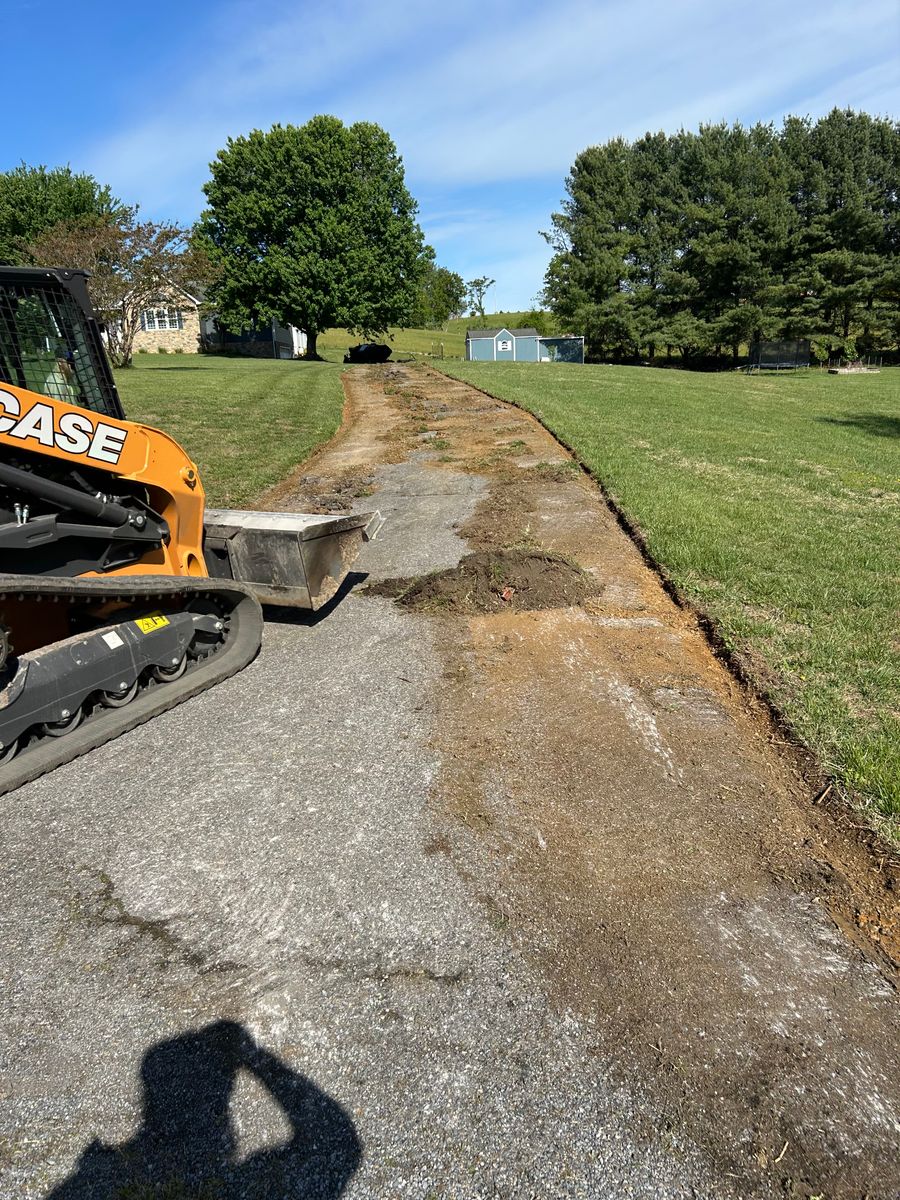Grading for James R Carter Paving in Roanoke, VA