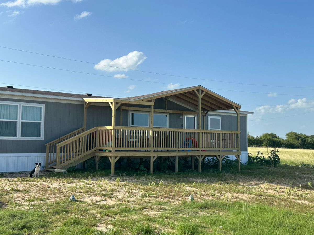 Deck Installation for Timberline Deck & Patio in Covington, TX