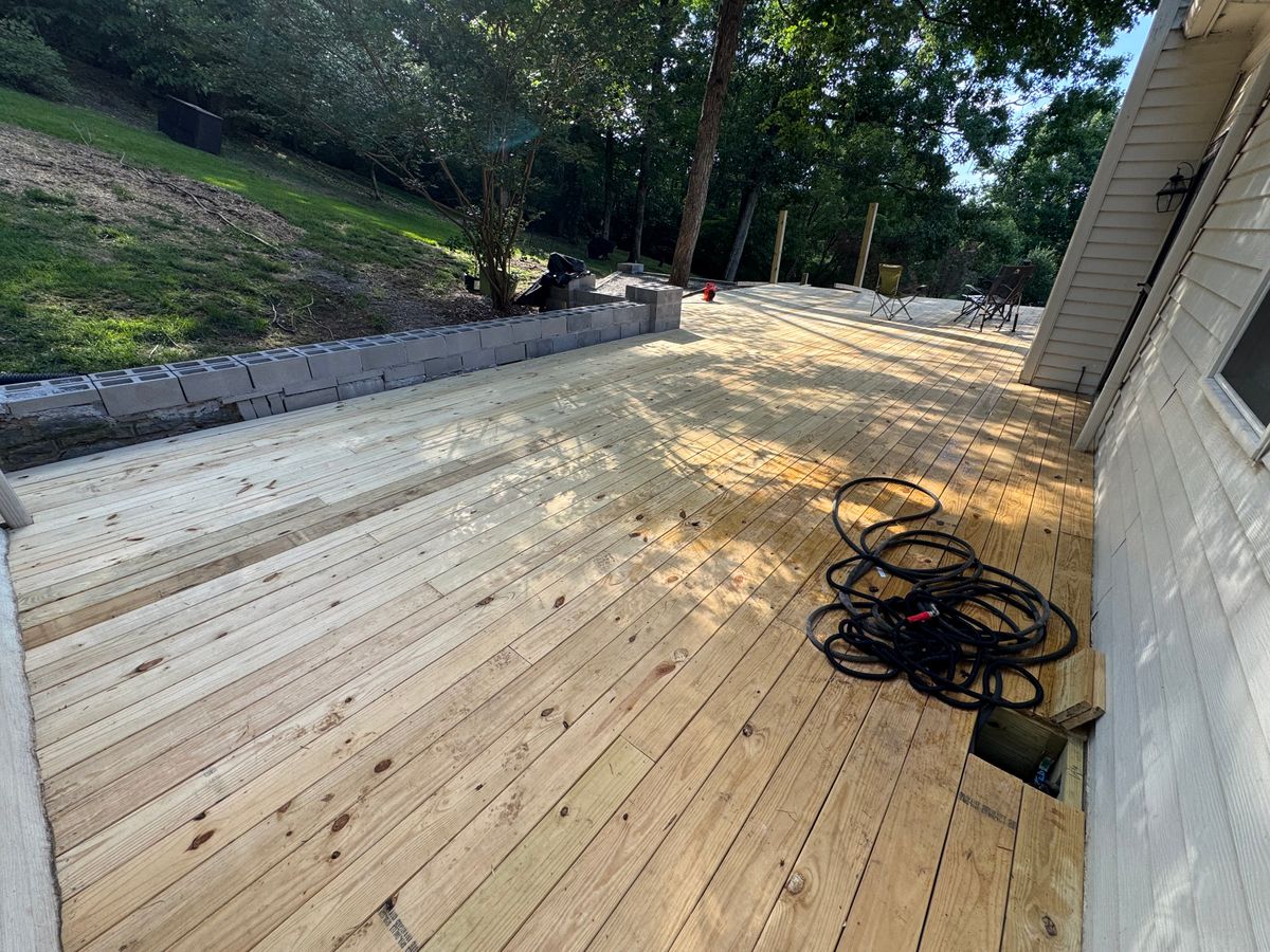 Deck & Patio Installation for J&L Remodeling in Mt. Juliet, TN