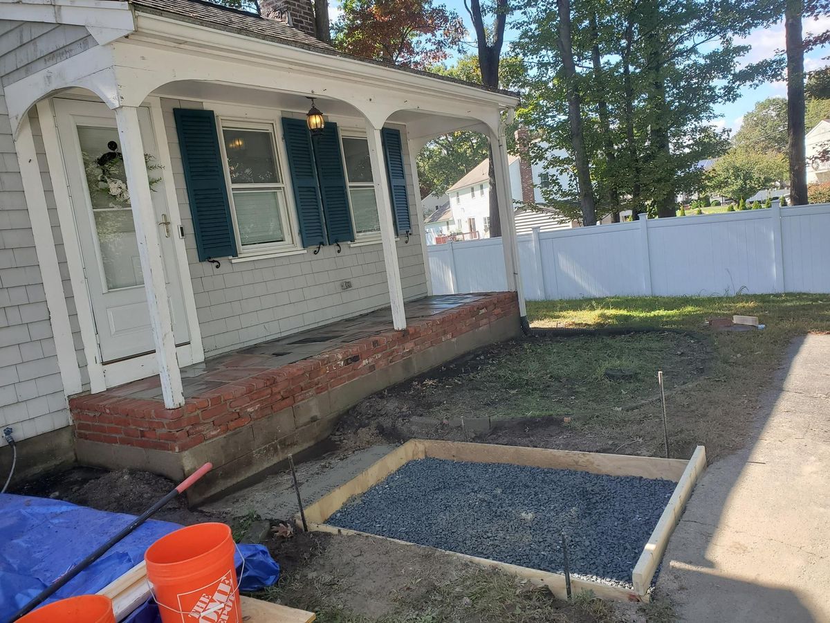 Step Installation for James T. Coughlan Restoration in Brockton, MA