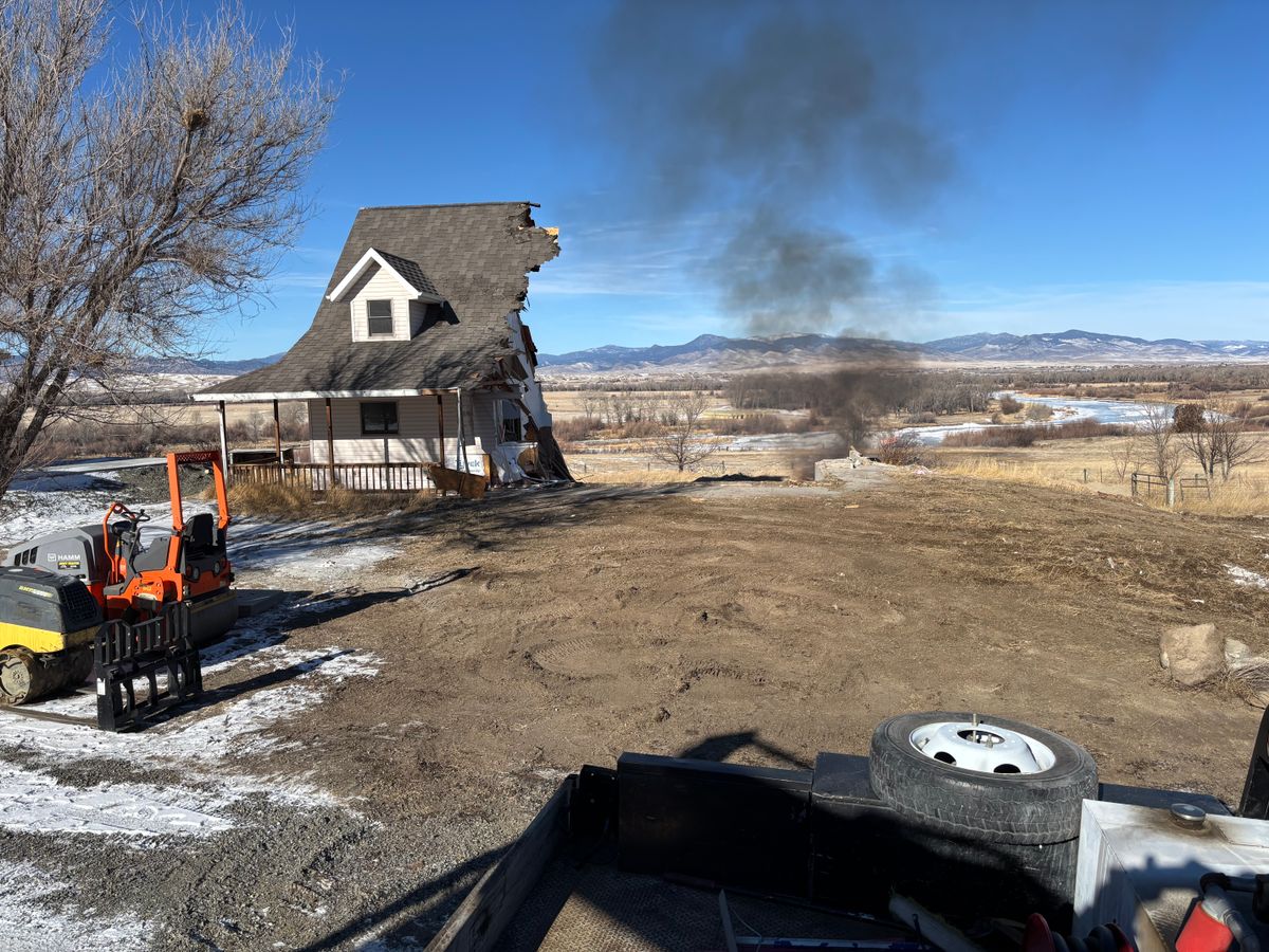Site Preparation for Z & S Construction in Billings Heights, MT