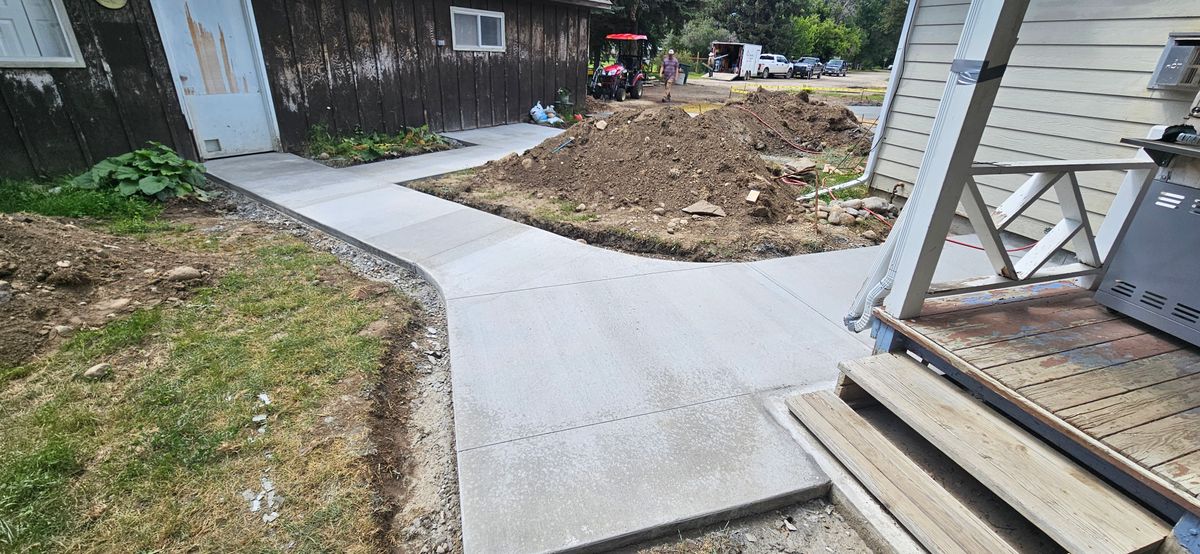 Concrete Slab Construction & Saw Cutting for Carel Contracting & Home Services LLC in Billings, MT