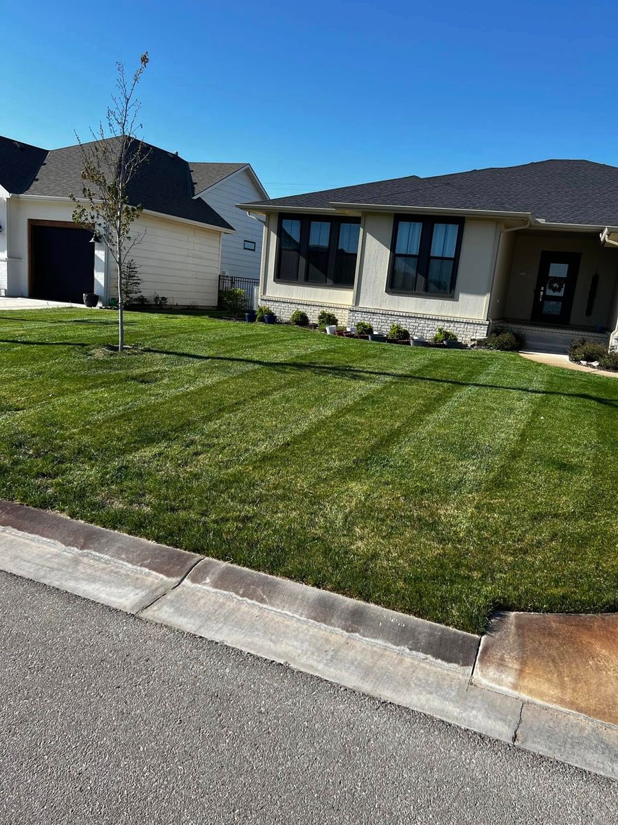 Landscape Installation for Macy Mowing in Wichita, KS