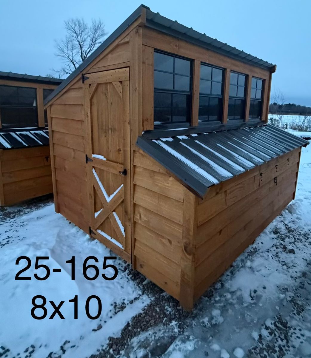 8x10 Insulated Chicken Coop for Yoder Sheds in Chili, WI