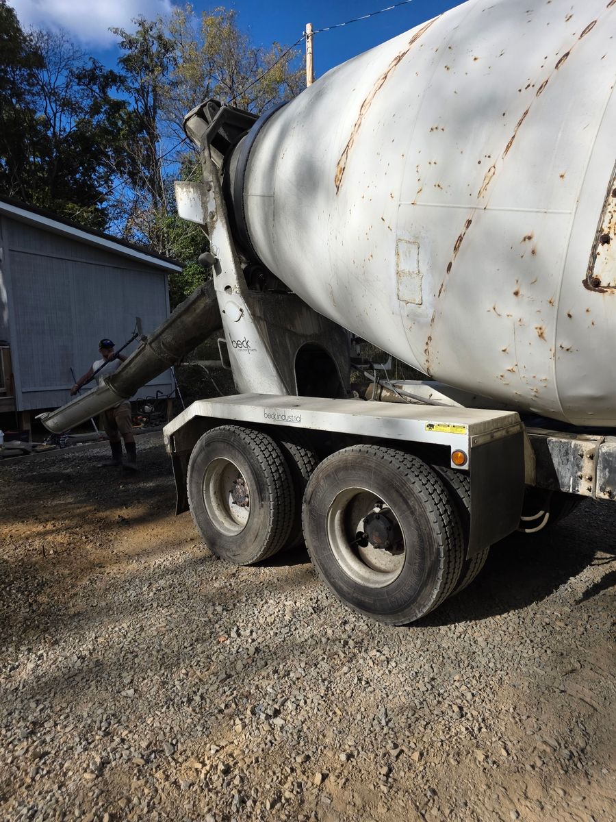 Concrete Slab Construction for AXC LLC in Knoxville, TN