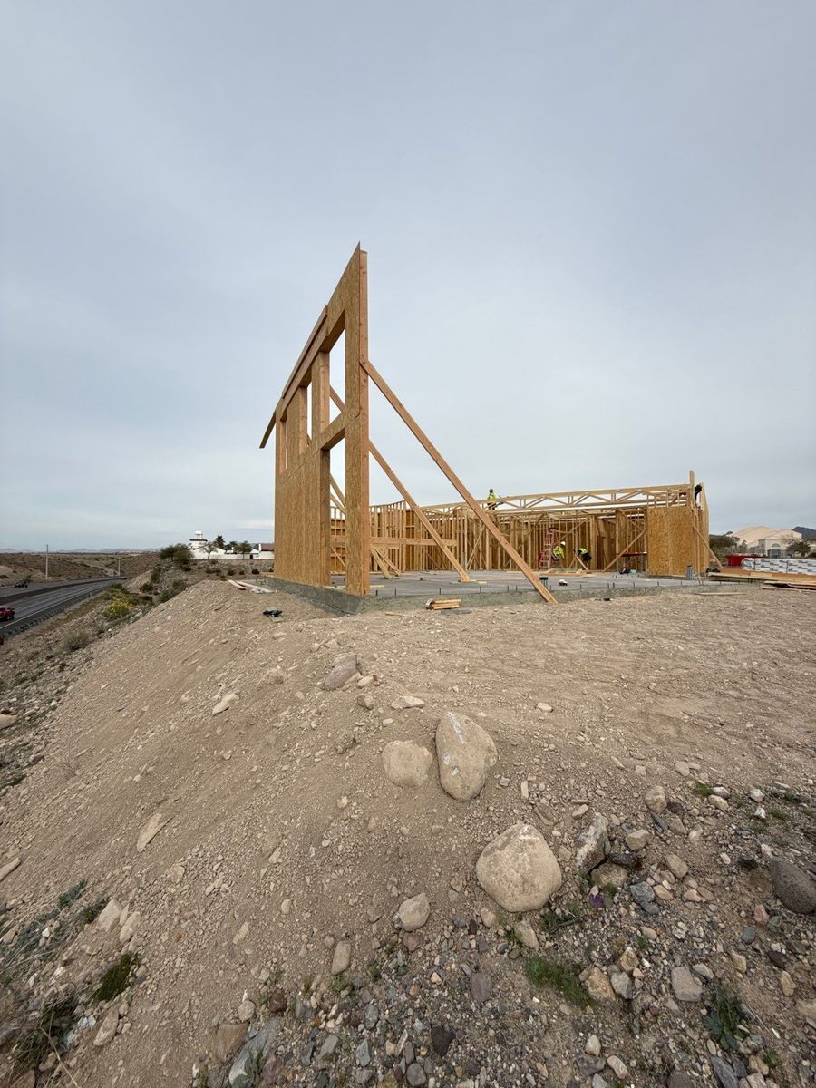Framing for Ant Farm Construction in Kingman, AZ
