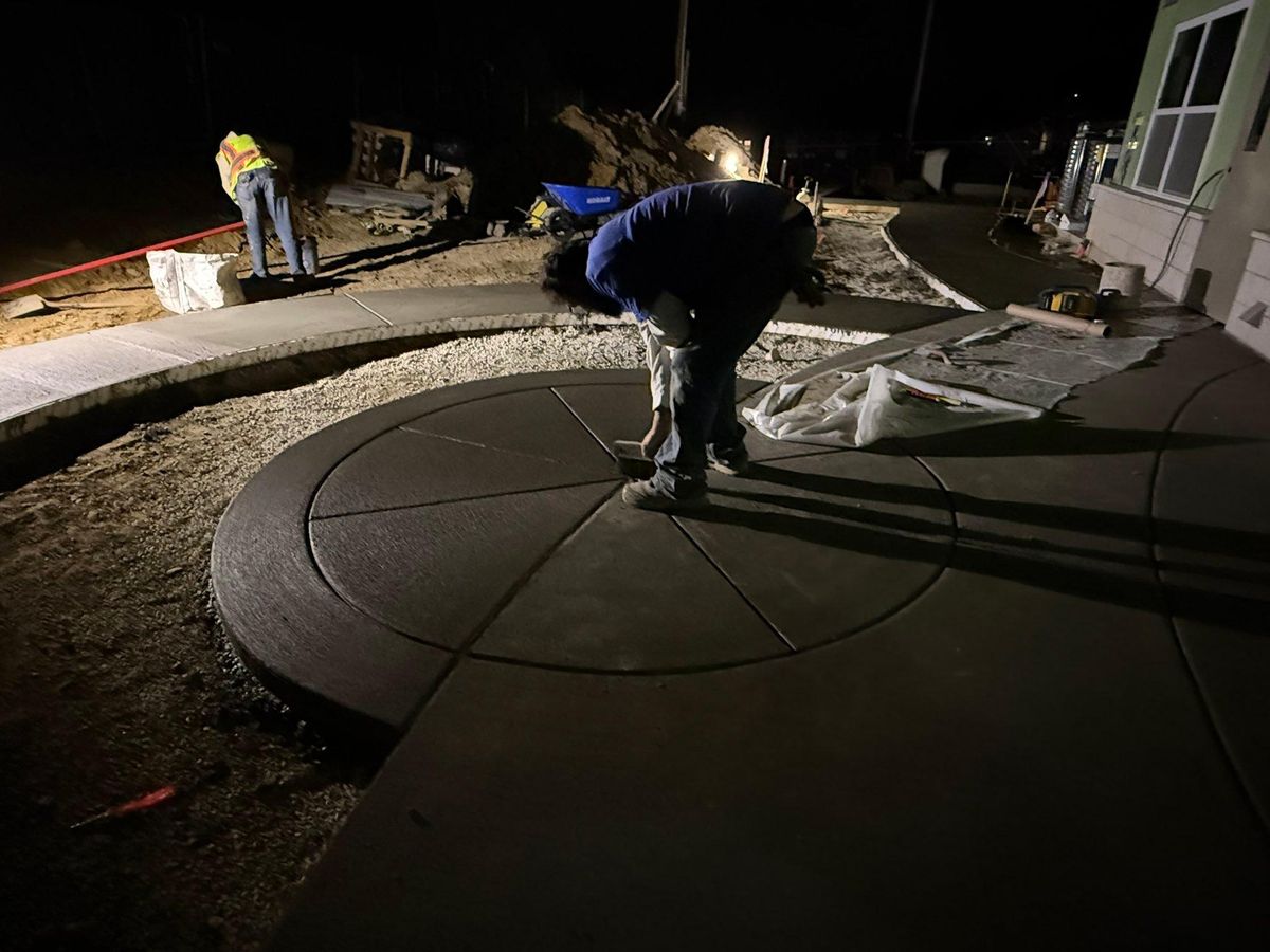 Stamped Concrete for Whitfield Concrete Construction in Solsberry, IN