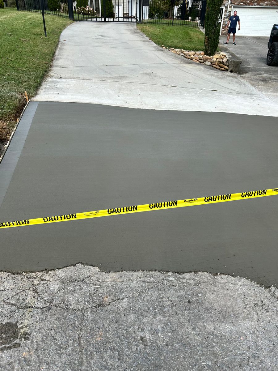 Concrete Slab Construction for Tommy Moore Construction in Anderson County, TN