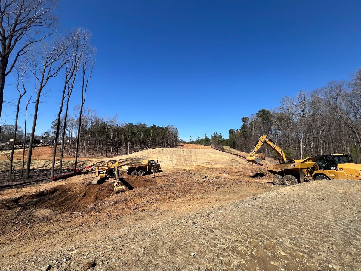 Grading for Rushing Contracting Group in Monroe, NC