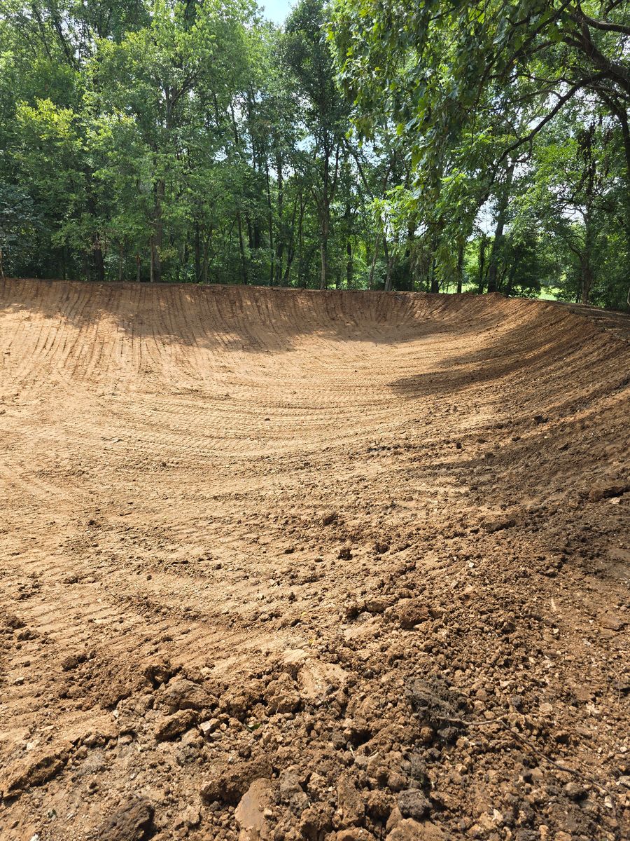 Pond Construction for S & K Excavation LLC in Bonne Terre, MO