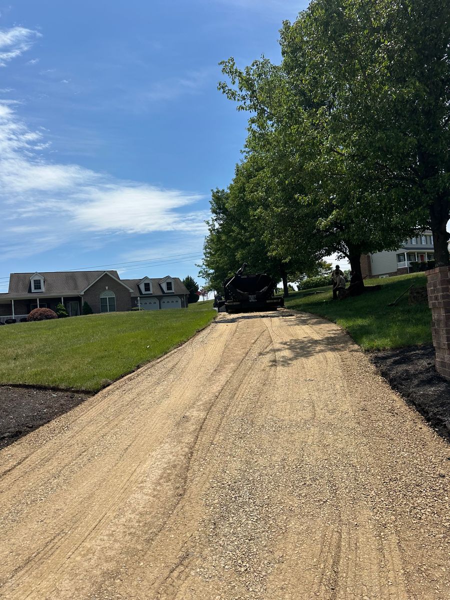 Grading for James R Carter Paving in Roanoke, VA